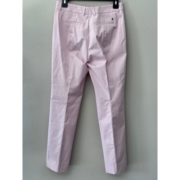 Bogner Pink Pantsuit Women's Sz 4 Cotton Blend Blazer Set Preppy Designer Luxury - Picture 14 of 16